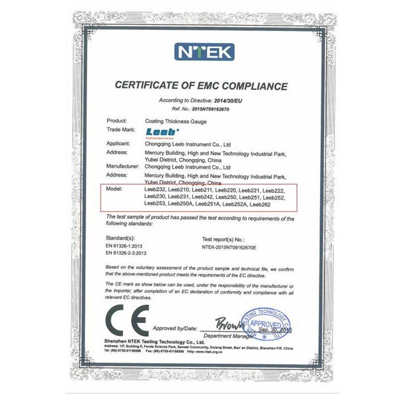 leeb里博涂層測(cè)厚儀TT260 磁性和渦流兩種測(cè)量