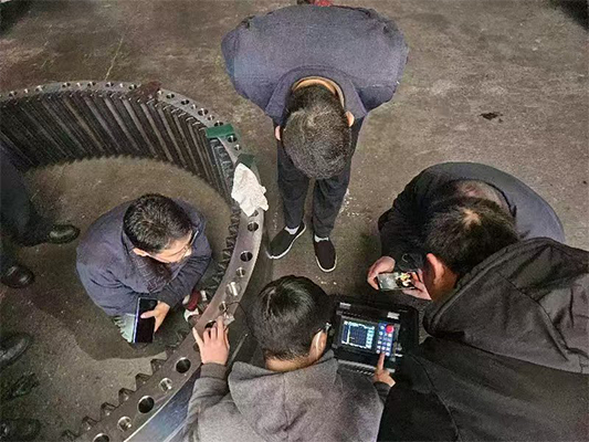 測(cè)無損滲碳層厚度，中高頻大型齒輪淬火層深度測(cè)量，回轉(zhuǎn)體支撐淬火層測(cè)量